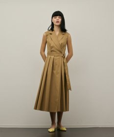 GRACE CONTINENTAL カシュクールタックフレアワンピース