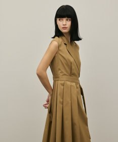 GRACE CONTINENTAL カシュクールタックフレアワンピース