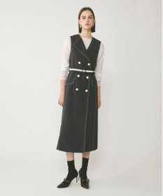 GRACE CONTINENTAL アシンメトリーカラーワンピース