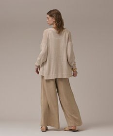 GRACE CONTINENTAL ラメルーズニットカーディガン