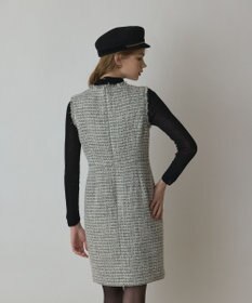 GRACE CONTINENTAL ツイードタイトワンピース