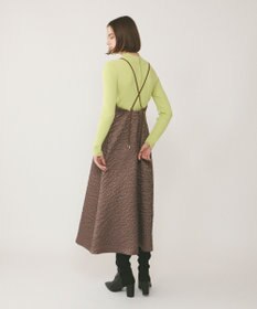 GRACE CONTINENTAL エンボスキャミワンピース