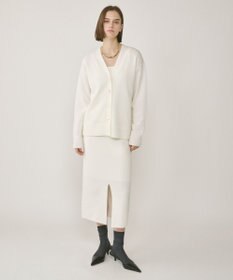 GRACE CONTINENTAL フィルムヤーンニットスカート