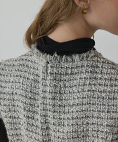 GRACE CONTINENTAL ツイードタイトワンピース