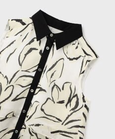 GRACE CONTINENTAL プリントレイヤードノースリーブ