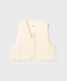 GRACE CONTINENTAL ツイードショートジレジャケット