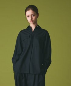 GRACE CONTINENTAL ウールミリタリーシャツ