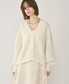 GRACE CONTINENTAL 畦ルーズニットカーディガン