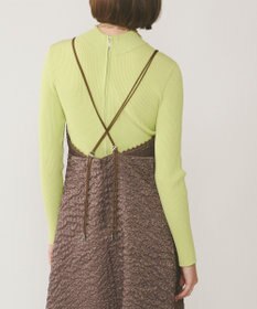 GRACE CONTINENTAL エンボスキャミワンピース