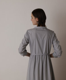 GRACE CONTINENTAL ストライプ刺繍ワンピース