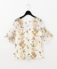 トロピカル刺繍トップ / GRACE CONTINENTAL | GRACE CONTINENTAL 