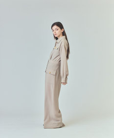 GRACE CONTINENTAL バックサテンオールインワン