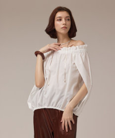 GRACE CONTINENTAL ケープ風2WAYトップ