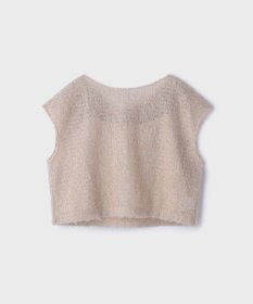 GRACE CONTINENTAL バックフレアチュールトップ