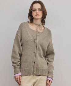 GRACE CONTINENTAL リリヤーンニットカーディガン