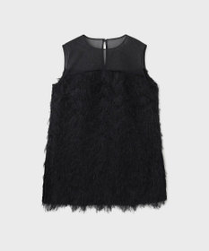 GRACE CONTINENTAL シアーフリンジノースリーブ