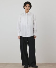 GRACE CONTINENTAL ピンタックドレスシャツ