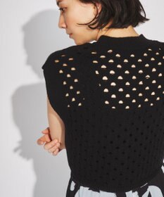 GRACE CONTINENTAL スラッシュニットトップ