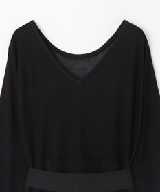 GRACE CONTINENTAL ニットブラックドレス