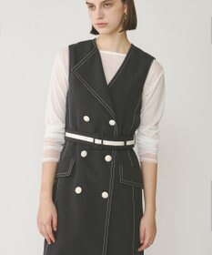 GRACE CONTINENTAL アシンメトリーカラーワンピース