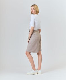 GRACE CONTINENTAL リネンデニムライクパンツ