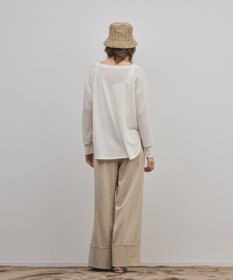 GRACE CONTINENTAL ロールアップワイドパンツ