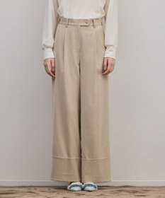 GRACE CONTINENTAL ロールアップワイドパンツ