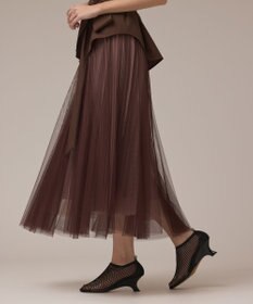 GRACE CONTINENTAL チュールリバーシブルスカート