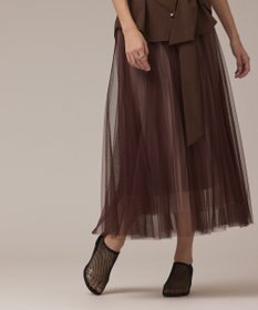 GRACE CONTINENTAL チュールリバーシブルスカート