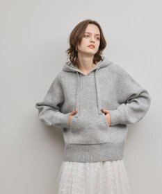 GRACE CONTINENTAL ガーターニットパーカー