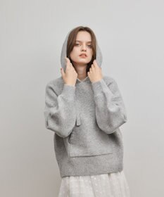 GRACE CONTINENTAL ガーターニットパーカー