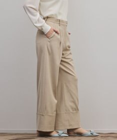 GRACE CONTINENTAL ロールアップワイドパンツ