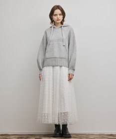 GRACE CONTINENTAL ガーターニットパーカー