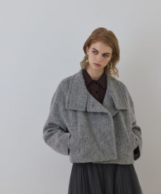 GRACE CONTINENTAL アルパカシャギージャケット