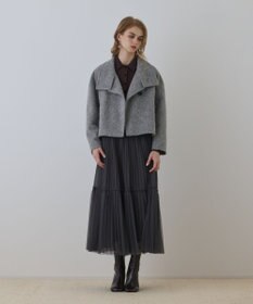 GRACE CONTINENTAL アルパカシャギージャケット