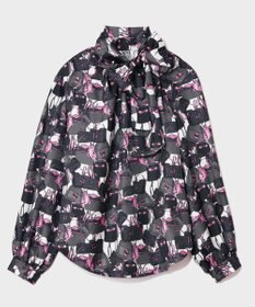 GRACE CONTINENTAL バッグモチーフボウブラウス