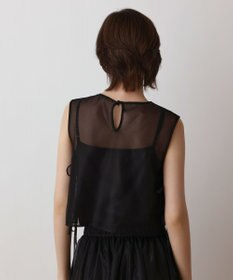 GRACE CONTINENTAL メッシュフラワートップ