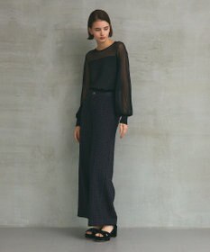 GRACE CONTINENTAL ツイードイージーパンツ