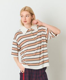 GRACE CONTINENTAL ボーダーニットトップ