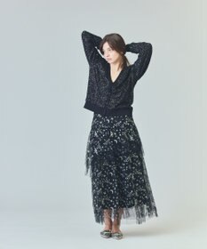 GRACE CONTINENTAL スペースembチュールスカート