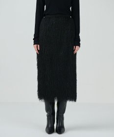 GRACE CONTINENTAL フリンジタイトスカート