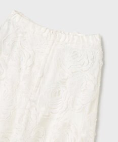 GRACE CONTINENTAL ローズ刺繍フレアスカート