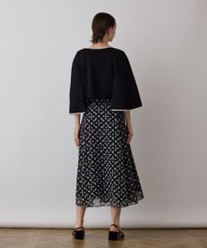 GRACE CONTINENTAL ドットオパールスカート