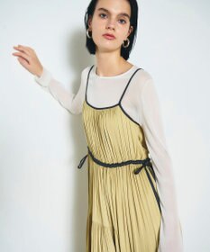 GRACE CONTINENTAL ギャザーキャミソールワンピース