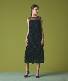 GRACE CONTINENTAL フラワーembドレス