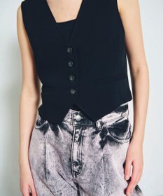 GRACE CONTINENTAL トリアセショートジレ