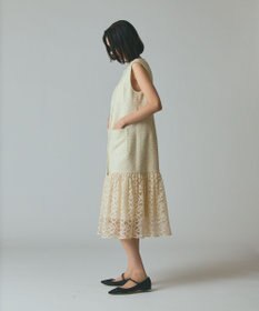 GRACE CONTINENTAL チュールコンビツイードワンピース