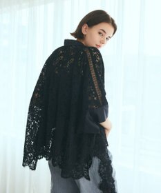 GRACE CONTINENTAL レースポンチョシャツ