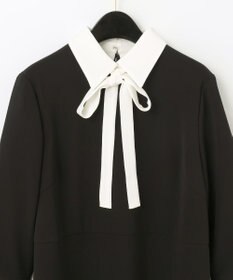 GRACE CONTINENTAL ダブルクロスドレス