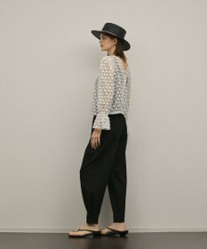 GRACE CONTINENTAL ポンチイージーパンツ